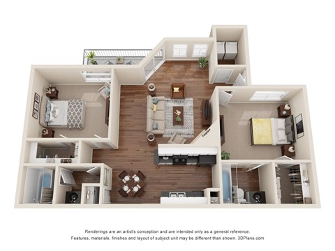 a floor plan is shown with the furniture shown in the image